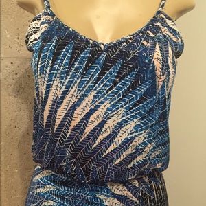 Size 8 Tropical Print Maxi Dress by London Times